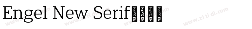 Engel New Serif字体转换